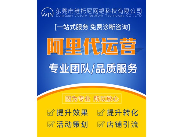 东莞常平1688代运营公司-1688代运营会提供什么服务-维托尼网络公司
